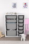 Hanah Home Zen 2D2K6U Blanco y Gris